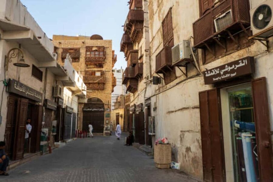 Al Balad Old Town Tour in Jeddah Historical City - Al Shafei Mosque and a site dating to about 1000 AD