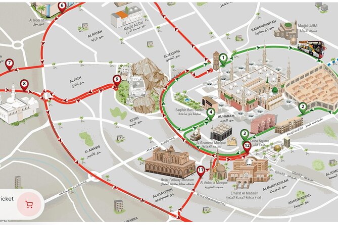 City Sightseeing Al Madinah Hop-On Hop-Off Bus Tour - Al Manakhah and Al Salam Gate