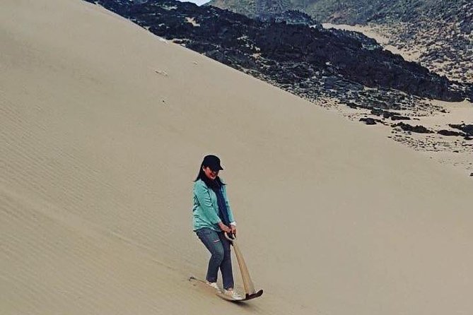Dune Bashing Desert Safari Trip - Rock climbing, hiking, and sand boarding