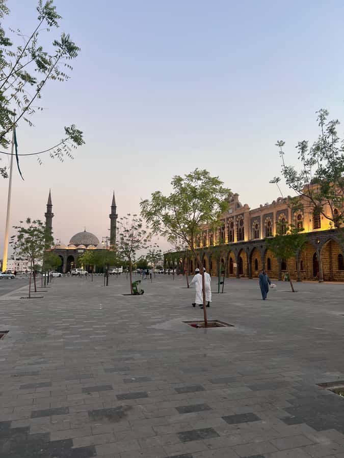 Prophet’s Mosque Walking Tour with Historic Hejaz Railway - The Green Dome from the southern side