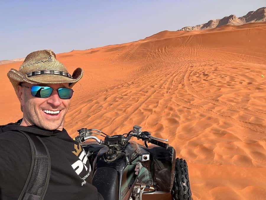 Red Sand: Dunes ATV, + Camel Ride + sandboarding - Riyadh’s Red Sand Dunes: A Fast Escape From the City