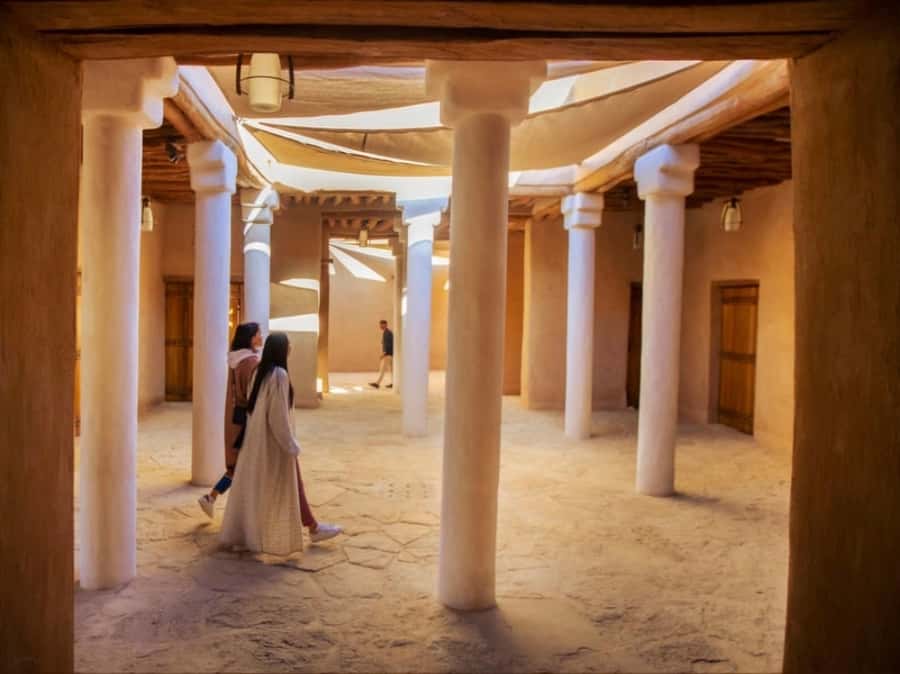 Riyadh : Diriyah Historic - Bab Samhan and the Najdi welcome