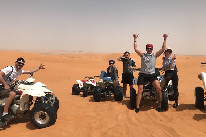 Riyadh Red Sand Dunes 4x4 (Camel Ride, Quad biking, Old Palace) - Quad biking across the open sand