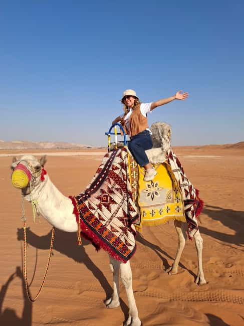 Sand Dune Desert (VIT-Quid bike + Camel Ride): Riyadh - Camel riding: a slow look at the desert