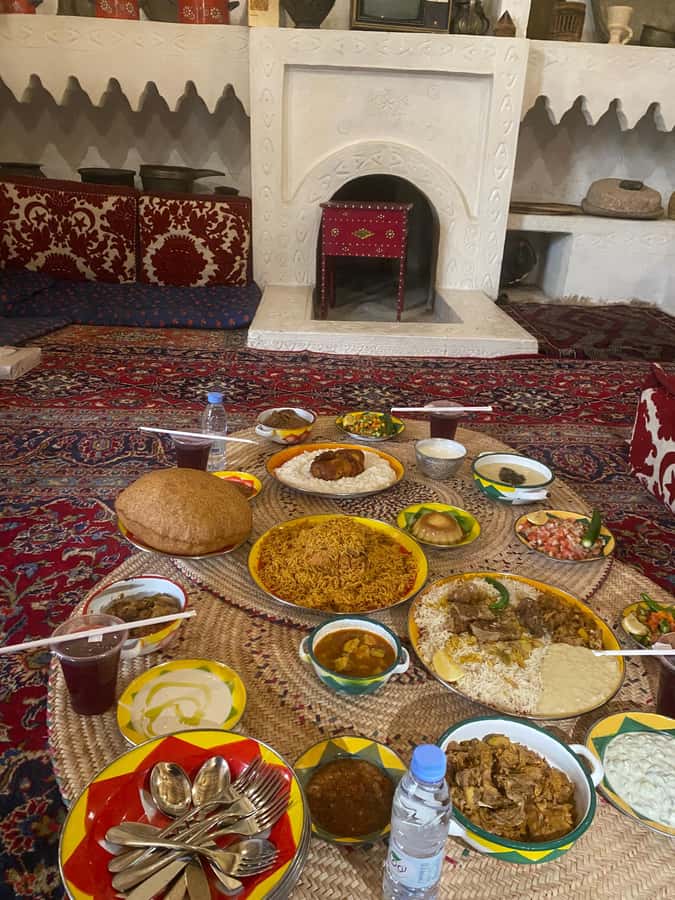VIP Private Riyadh Experience with Saudi Meal & Pickup - Bujairi Terrace: old Diriyah with a polished evening feel